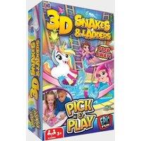 3D Snakes & Ladders, Multi Coloured