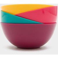 4 Bowl Set, Multi Coloured