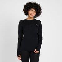 Women's Kelso Merino Long Sleeve Baselayer Top, Black