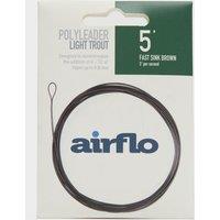 Polyleader 5' Light Trout Fast Sink Brown, Brown