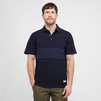 Men's Combe Panel Polo Shirt, Navy