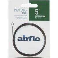 Polyleader 5' Trout Fast Sink Brown, Brown