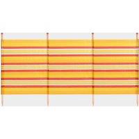 4 Pole Wooden Windbreak, Multi Coloured