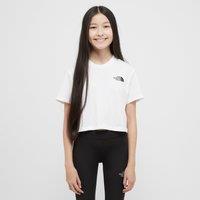 Kids' Simple Dome Cropped T-Shirt, White