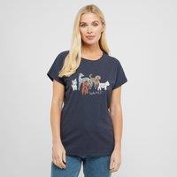 Women's Walkies Short Sleeve T-Shirt, Navy