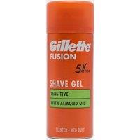 Gillette Fusion5 Ultra Sensitive Shave Gel 75ml, Orange