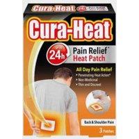 Cura-Heat Back & Shoulder Pad 3 Pack, White