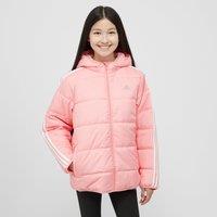 Kids' 3 Stripes Padded Jacket, Pink