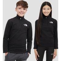 Kids' Glacier 1/4 Zip Fleece, Black