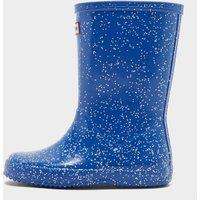 Kids Original First Giant Glitter Wellington Boots Blue, Blue