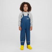 Kids' Forest Ranger PU Waterproof Dungarees, Blue