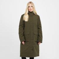 Women's Yarli Waterproof Longline Jacket, Khaki