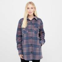 Women's Fleece Shacket, Blue