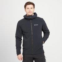 Men's Khamsin Hooded Softshell Jacket, Black