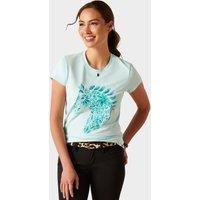 Women's Floral Mosaic T-Shirt, Blue