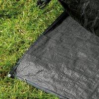 Greenwood 4 Footprint Groundsheet 260cm x 455cm, Black