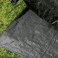 Klondike S Footprint Groundsheet, Black