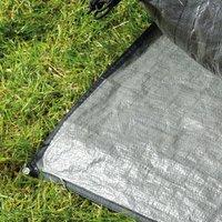 Willwood 6 Footprint Groundsheet - 525cm x 380cm, Black