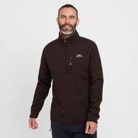 Men's Burlock 1/4 Zip Bonded Fleece, Brown