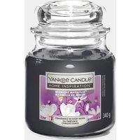 Midnight Magnolia Medium Jar, Black