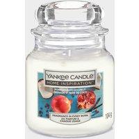 Candle Pomegranate Coconut Small Jar, White