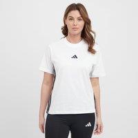 Women's Essentials 3-Stripes Cotton T-Shirt, White