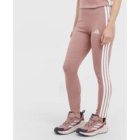 Women's Essentials 3-Stripes Cotton Leggings, Pink