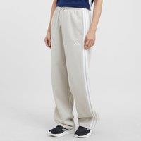 Women's Essentials 3-Stripes Open-Hem Fleece Pants, Beige