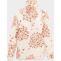Women's Reedmace Half Zip Fleece, Orange
