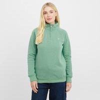 Women's 1/2 Zip Sweatshirt, Green