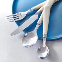 16 Piece Cutlery Set, Beige
