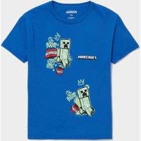 Kids' Minecraft Creep T-Shirt, Blue