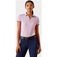 Women's Bandera 1/4 Zip Short Sleeved Polo Shirt, Purple