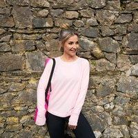 Women's Breathe Easy Running Long Sleeve Top, Pink