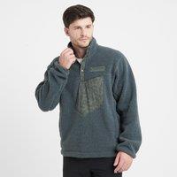 Men's Xploric High Pile Fleece Pullover Sweatshirt, Green