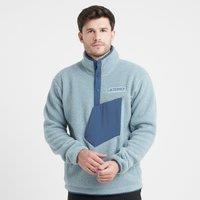 Men's Xploric High Pile Fleece Pullover Sweatshirt, Blue