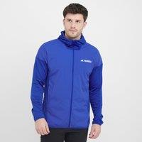 Men's Xperior Climawarm+ Wind Light Fleece Hooded Jacket, Blue