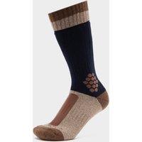Unisex Gresham Wool and Cashmere Mid-Length Socks, Blue