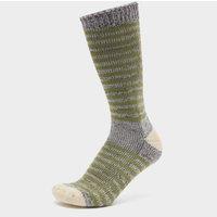 Men's Attleborough Bamboo Mid-Length Stripe Socks, Green