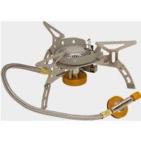 Folding Stove with Windshield and Piezo, Silver