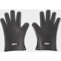 Silicone Barbecuing Gloves, Black