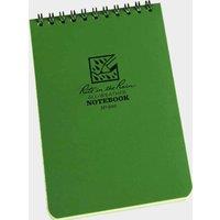 Waterproof Notebook (4" x 6"), Green