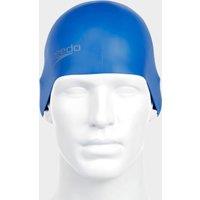 Plain Moulded Swimming Cap, Blue