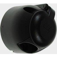 12N 7 Pin Plastic Socket, Black