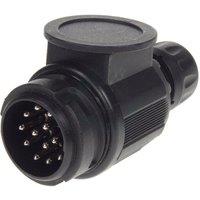 13 Pin Plastic European Plug Connector, Black