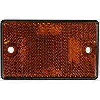 Self Adhesive Side Amber Reflector, Orange