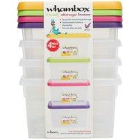 4 Pack 1.5L Storage Boxes