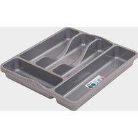 Plastic Cutlery Organiser, Grey