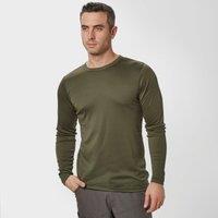 Men's Long Sleeve Thermal Crew Baselayer, Khaki