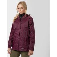 Womens Packable Hooded Jacket Plum, Purple